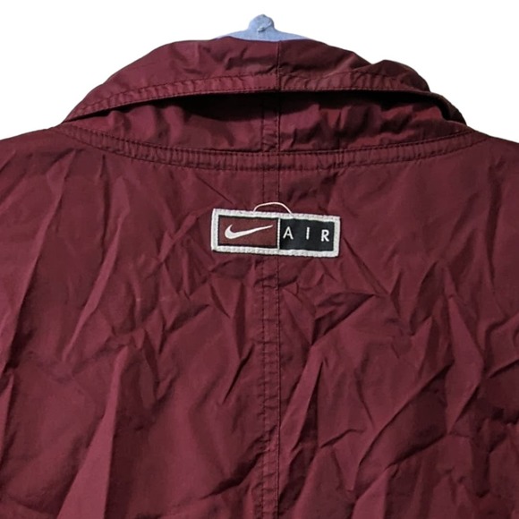 Vintage Nike Air Windbreaker 1/4 Zip Pullover Jacket 90s Center Swoosh. Men's L - Picture 5 of 9